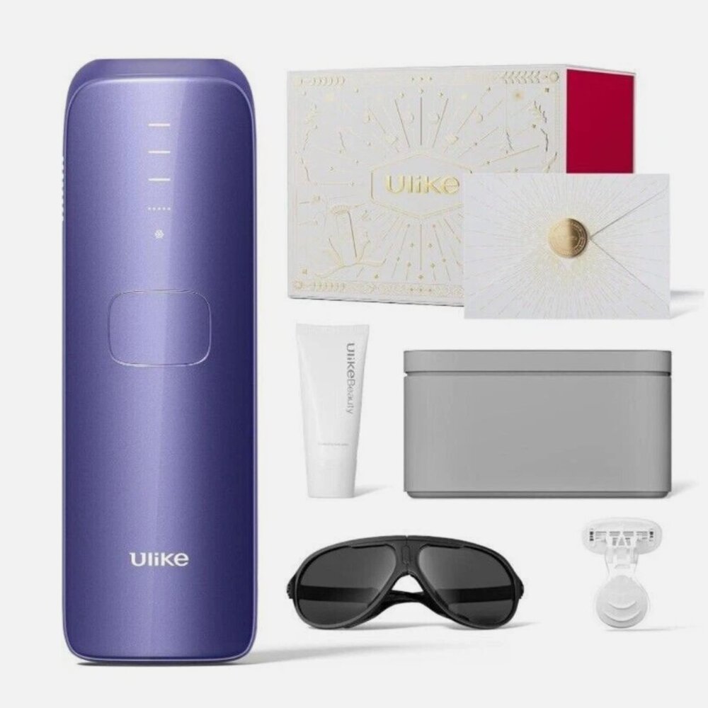 $329 NEW Ulike Air Series IPL Hair Removal Device # UI06 PR in Dark Purple Color